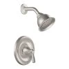 Banbury Single-Handle 1-Spray 1.75 GPM Shower Faucet With Valve In Spot Resist Brushed Nickel (Valve Included)