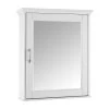 Ashburn 23 In. W X 28 In. H X 8 In. D Framed Surface-Mount Bathroom Medicine Cabinet In White