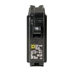 Homeline 15 Amp Single-Pole Circuit Breaker