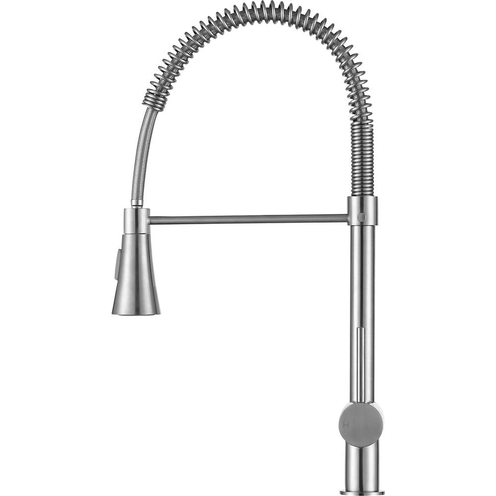 Carriage Single Handle Standard Kitchen Faucet In Brushed Nickel - Image 7