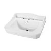 Foremost Series 1930 20-1/4 In. Pedestal Sink Basin In White
