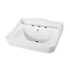 Foremost Series 1930 20-1/4 In. Pedestal Sink Basin In White