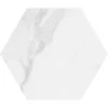 Toscana Carrara Hexagon 9 In. X 10 In. Matte Glazed Porcelain Floor And Wall Tile (8.06 Sq. Ft. / Case)