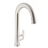 Sensate Single-Handle Touchless Pull Down Sprayer Kitchen Faucet In Vibrant Stainless With DockNetik And Sweep Spray