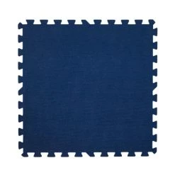 Get Rung Carpet Topped Mat With Interlocking Foam Tiles. Great Alternative To Rolled Carpet . Excellent For Trade Show, Basement Or As A Carpet Replacement Mat. (Blue, 100SQFT)