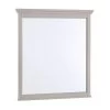 28 In. W X 32 In. H Framed Rectangular Bathroom Vanity Mirror In Grey