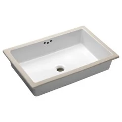 KOHLER Kathryn Vitreous China Undermount Bathroom Sink In White With Overflow Drain