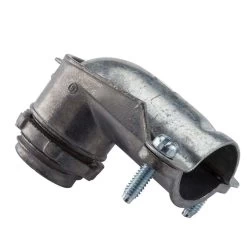 3/4 In. 90-Degree Flexible Metal Conduit (FMC) Connector