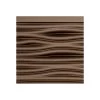 Fasade Easy Installation Waves Argent Bronze Backsplash Panel For Kitchen And Bathrooms (6" X 6" Sample)