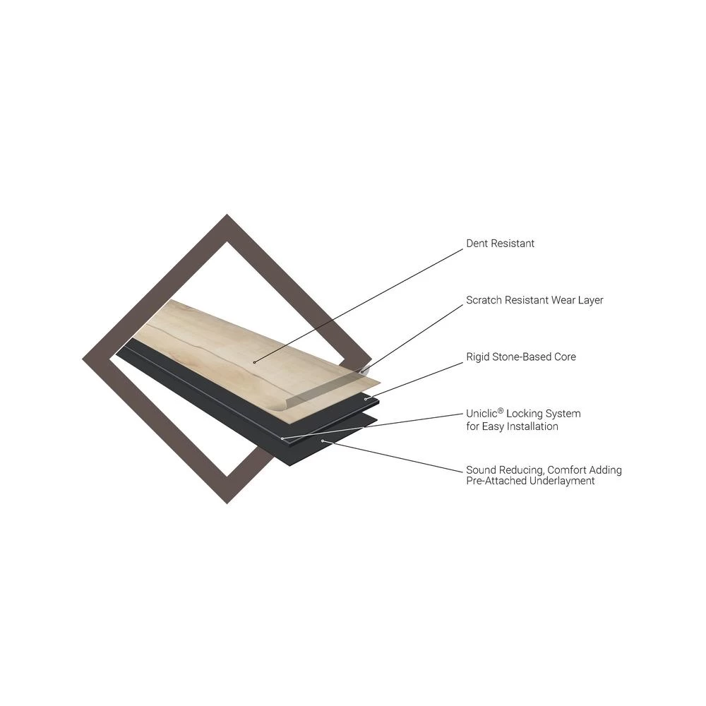 TrafficMaster French Oak 4.4 Mm T X 6 In W X 36 In L Rigid Core Luxury Vinyl Plank Flooring (23.95 Sf/case) - Image 6