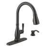Charmaine Single-Handle Pull-Down Sprayer Kitchen Faucet With Touch2O And ShieldSpray Technologies In Venetian Bronze
