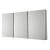 36 In. X 31 In. Recessed Or Surface-Mount Tri-View Bathroom Medicine Cabinet With Beveled Mirror