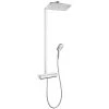 4-spray 14.125 In. Dual Shower Head And Handheld Shower Head In Chrome