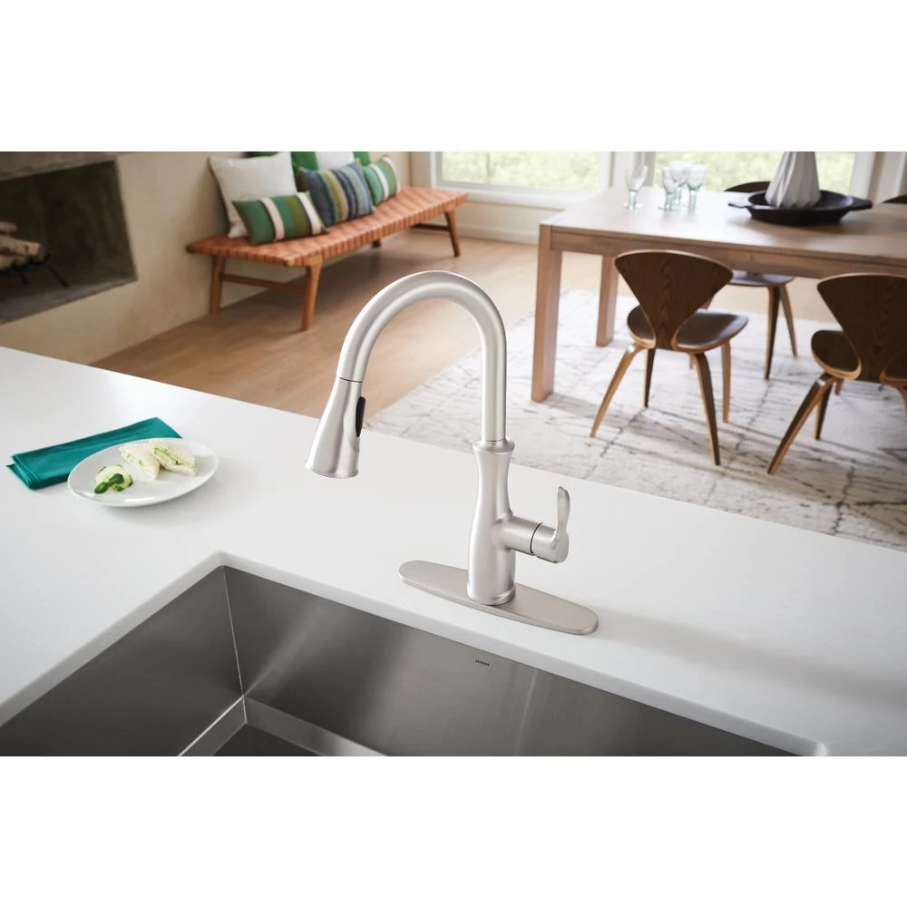 Nellis Single-Handle Pull-Down Sprayer Kitchen Faucet With Reflex And Power Clean In Spot Resist Stainless - Image 11
