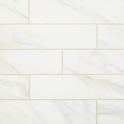 Daltile Selwyn Bianco Calacatta 4 In. X 16 In. Glazed Ceramic Wall Tile (13.2 Sq. Ft. / Case)